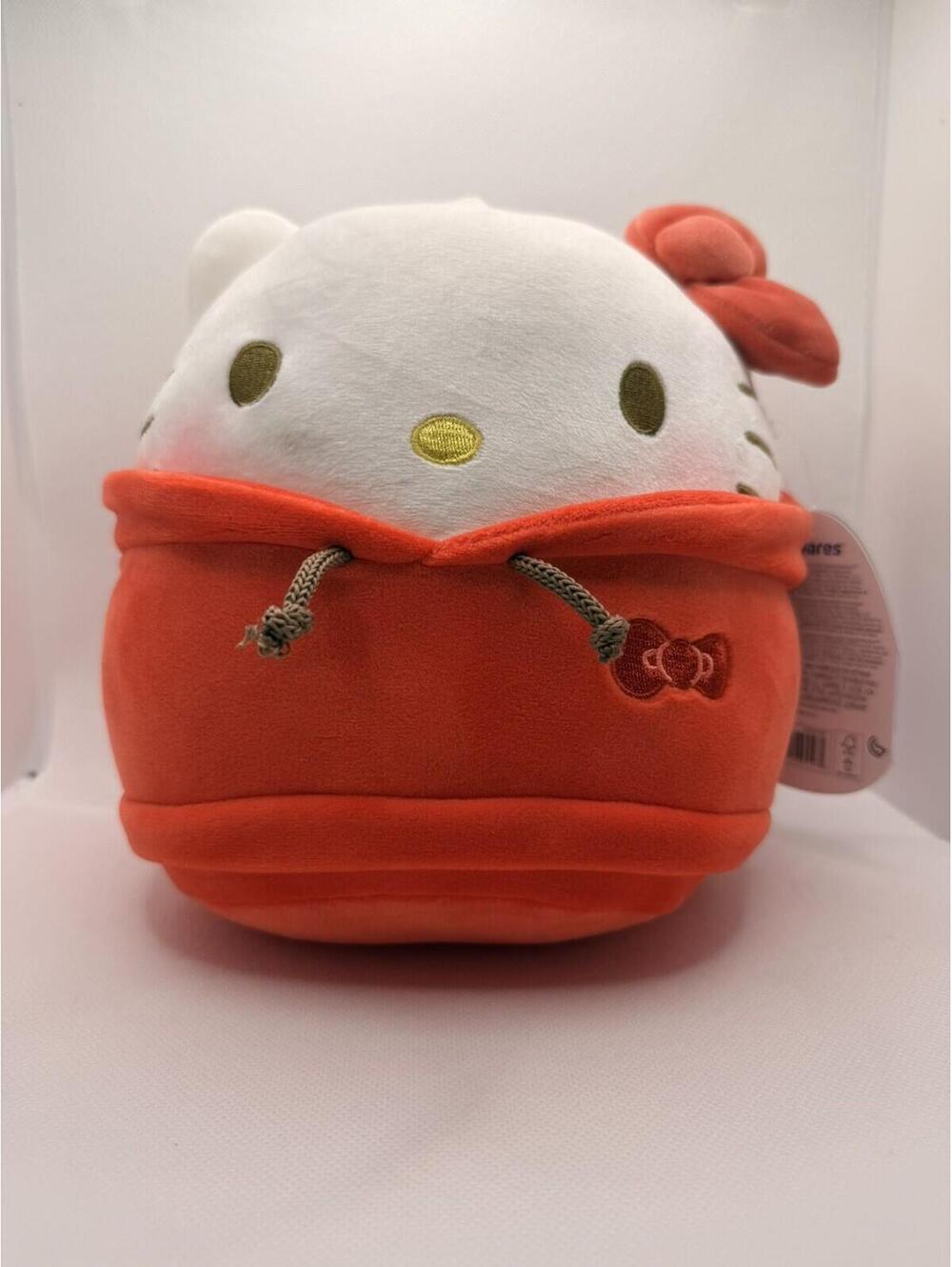 HELLO KITTY Squishmallow 8” Red Hoodie NEW W/ TAGS - Hello Kitty Collectible